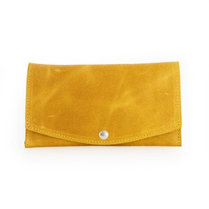 Cartera de cuero, Cartera de mujer, Monedero pequeño, Regalo de cuero para ella, Cartera de cuero para mujer, Cartera de mano, Cartera minimalista, Cartera para mujer Mustard
