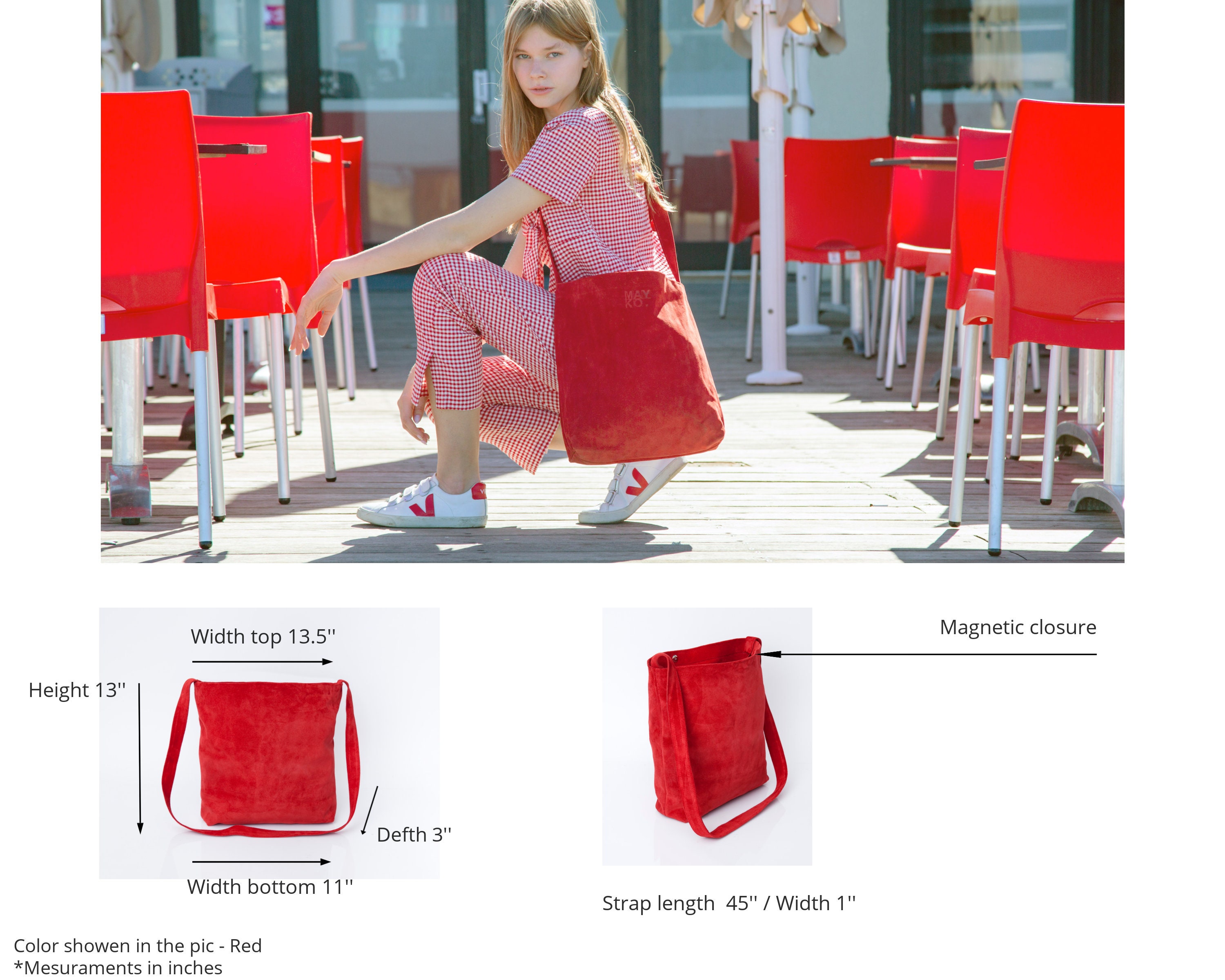 Utilitaire Suede Crossbody Bag main image 1