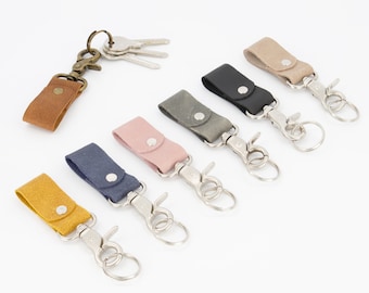 Key Chain, Key Ring, Personalized Keychain, Birthday Leather Gift,  Key Fob, Leather Keychain, Keychains for Men, Key Chain Holder,Groomsmen