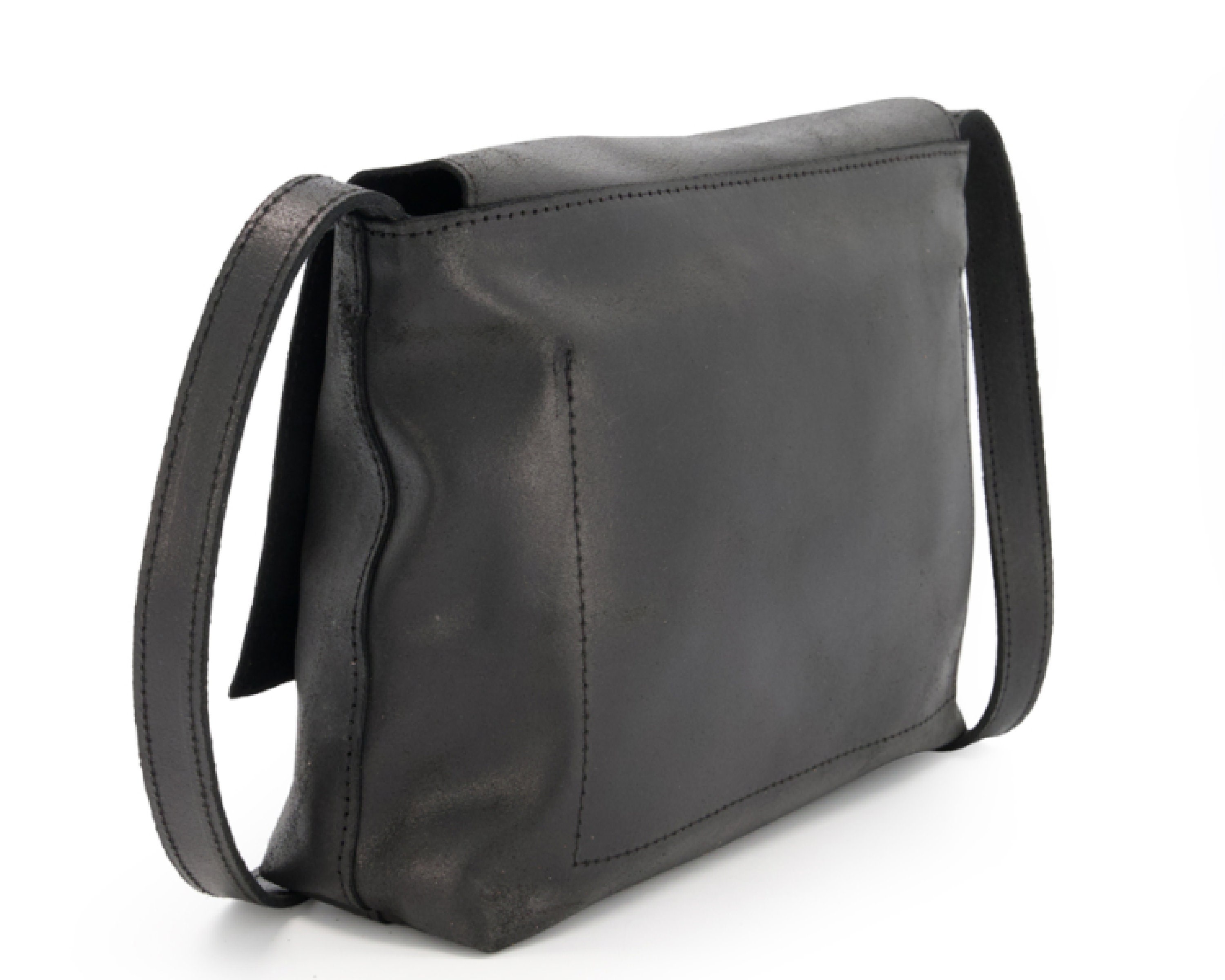 Black Leather Crossbody Bag Small Leather Bag Leather Etsy