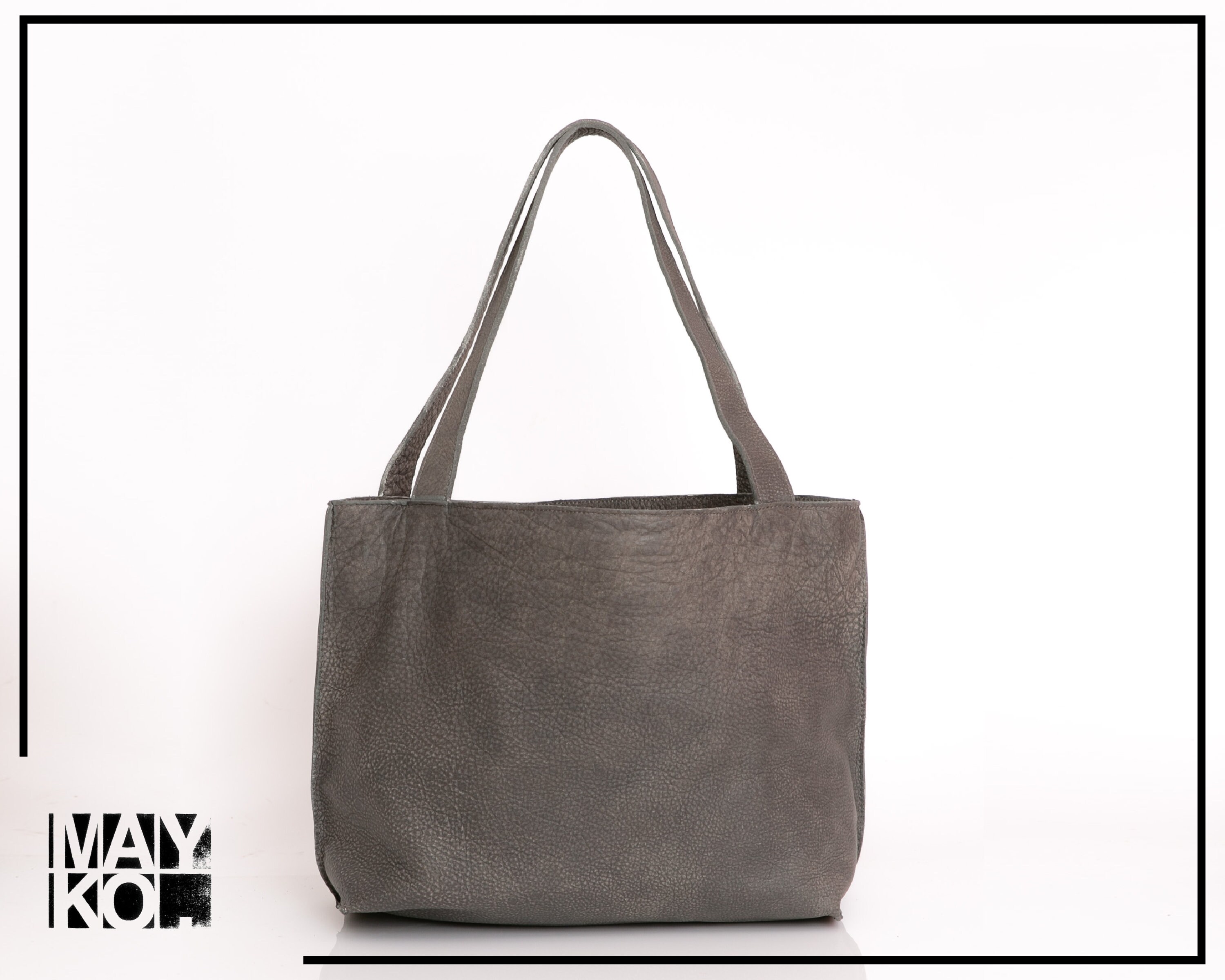 Gray Leather Tote Bag With Zipper, Handmade Bag, Soft Leather Bag, Distressed Leather Shoulder Bag, Women Bag, Medium Leather Tote Bag - Etsy Gray Leather Tote Bag With Zipper, Handmade Bag, Soft Leather Bag, Distressed Leather Shoulder Bag, Women Bag, Medium Leather Tote Bag - Etsy