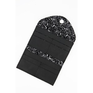 Cartera para mujer, Cartera de cuero, Monedero pequeño, Regalo de cuero para ella, Cartera de mano, Cartera minimalista, Cartera delgada, Cartera plegable imagen 9