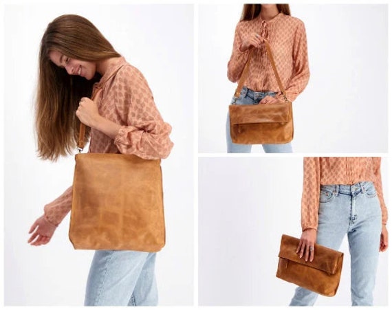 Mayko Bags Handmade Leather Crossbody Hobo Bag