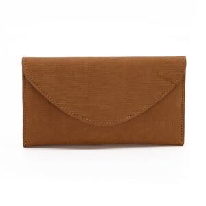Cartera para mujer, Cartera de cuero, Monedero pequeño, Regalo de cuero para ella, Cartera de mano, Cartera minimalista, Cartera delgada, Cartera plegable imagen 6