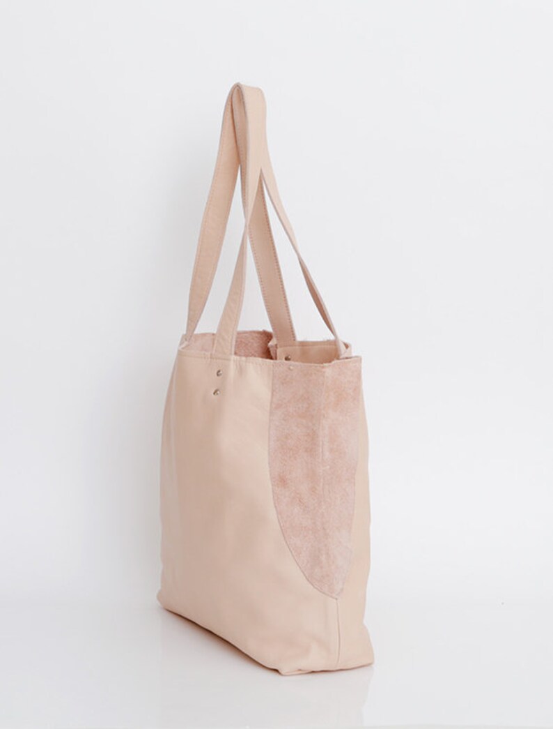 Soft Leather Bag MIRI Bag Handmade Leather Purse Tote Bag Nude Leather Bag Leather Tote Bag Shoulder Bag Women Bag Leather Bag