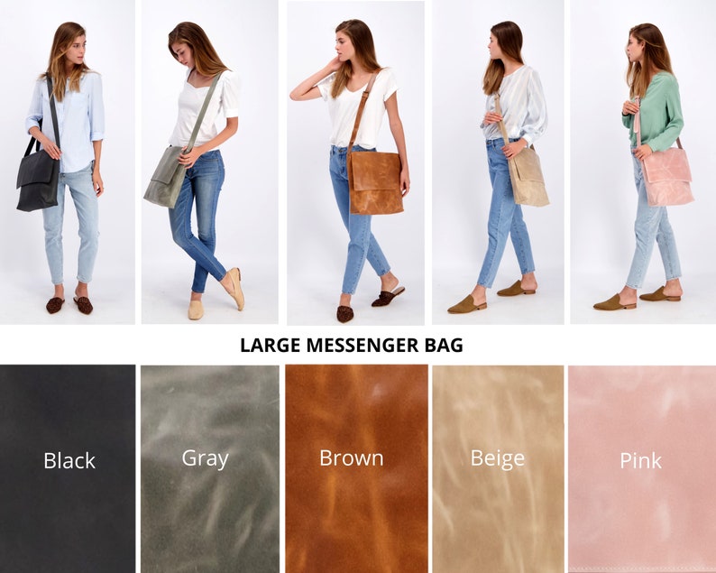 Purse and Bag, Messenger Bag, Woman Purse, Crossbody Purse, Shoulder Bag, Personalize Purse, Satchel, Small Leather Bag, Leather Crossbody Large Bag