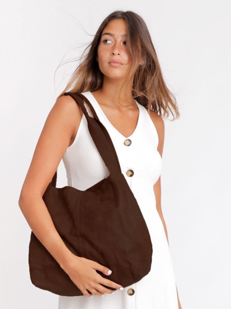 Over Size Bag Big Bag Brown Leather Bag Shoulder Bag with Magnetic closer TAMI BAG Women Soft Leather Bag Brown Leather Tote Bag