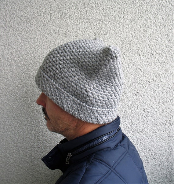 Mens Pussy Hat 100% Natural Wool Light 
