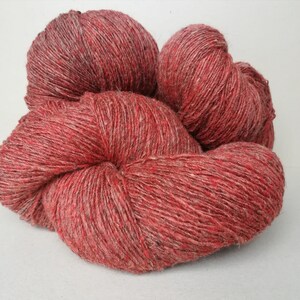 Natural Wool Yarn, Purple Thin Wool Yarn for Crocheting Weaving
