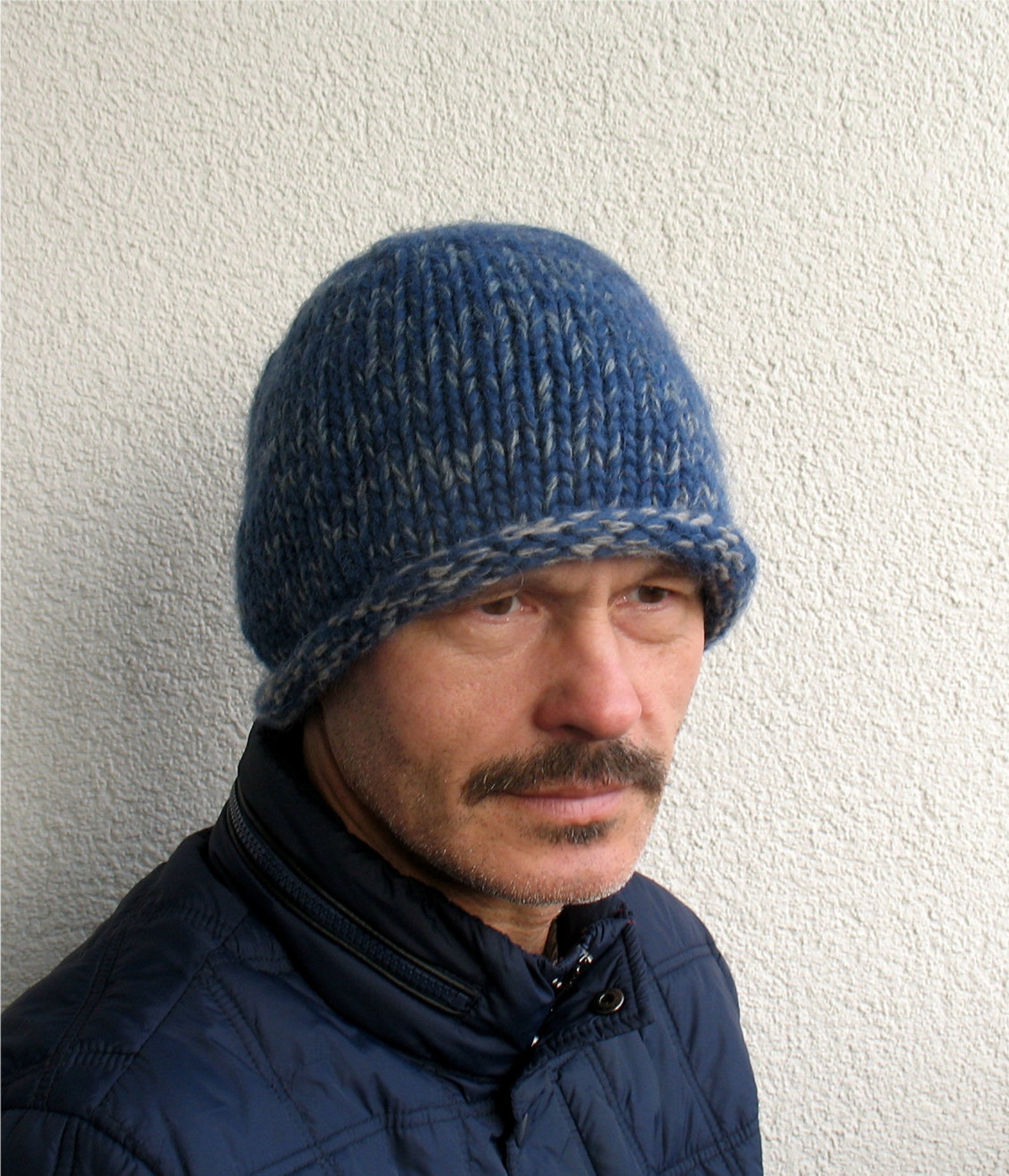 Mens Winter Hat 100% Natural Icelandic and Sheep Wool Cap ECO - Etsy