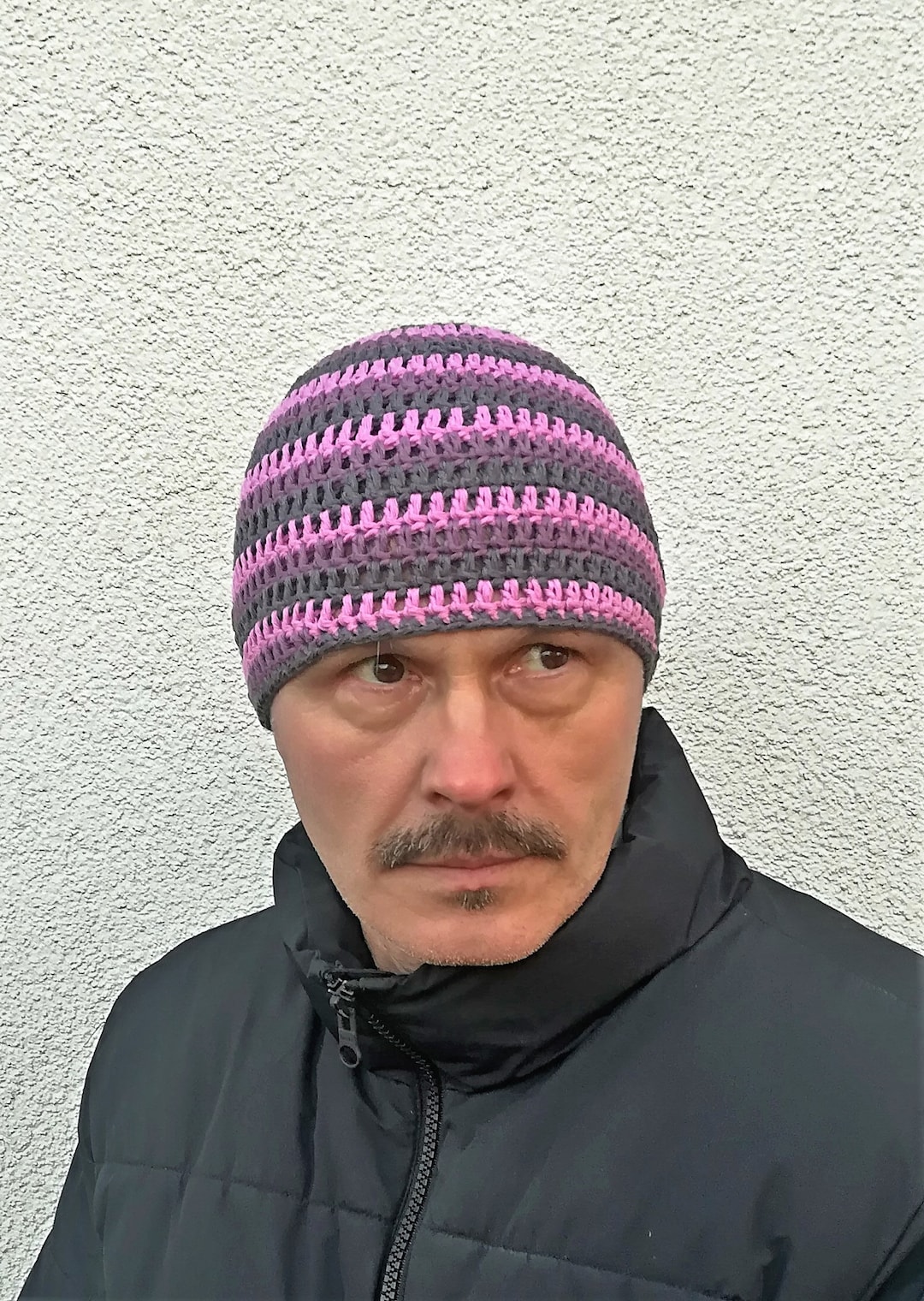 Mens Summer Hat Skull Hat Cotton Crochet Hat Men's Summer Etsy