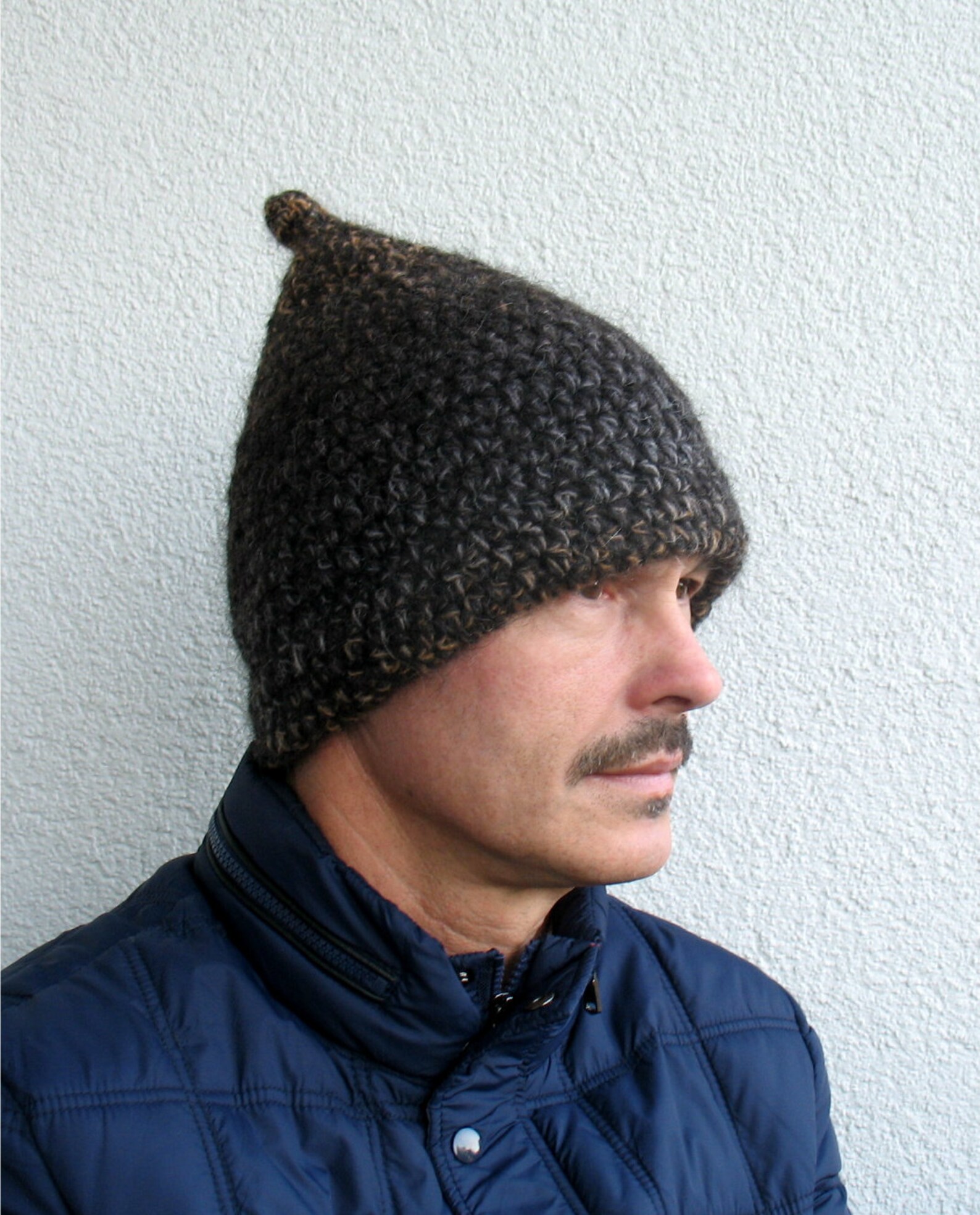 Mens Winter Hat 100 Natural Icelandic Wool and Latvian Sheep Etsy