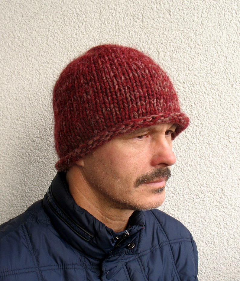 Mens Winter Hat 100% Natural Icelandic and Sheep Wool ECO Hat - Etsy