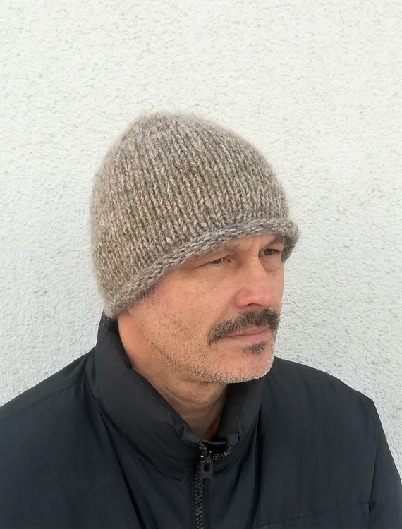 Mens Winter Hat 100% Natural Icelandic 