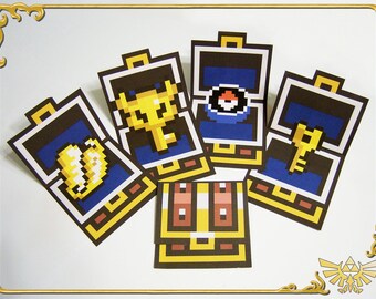 Link to the Past Treasure Chest Greeting Cards - 5 count - DUNGEON SET