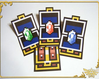 Link to the Past Treasure Chest Greeting Cards - 10 count - RUPEE SET