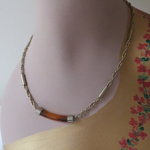 Vintage Sarah Coventry GB &quot;Golden Pizzazz&quot; Necklace - 1970&#39;s - Hostess Gift