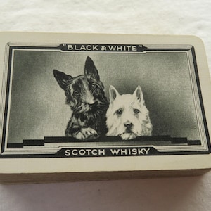 Black and white scotch whiskey dogs - Etsy 日本