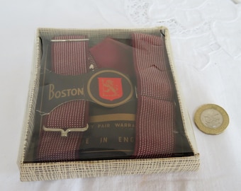 未使用品！英国製 Boston ボストン サスペンダー ブラック★135v21 | GLENCHECK（グレンチェック） レザーグッズ専門店 サスペンダーの通販 ボストン 英国製サスペンダー｜Yahoo!フリマ（旧PayPayフリマ）