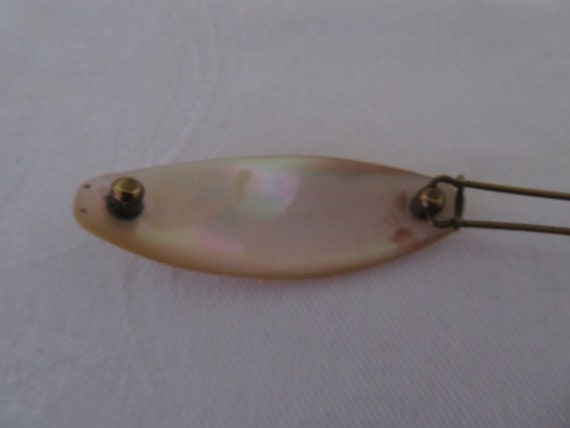 Vintage/Antique Oval Ivory Mother of Pearl Hand C… - image 6