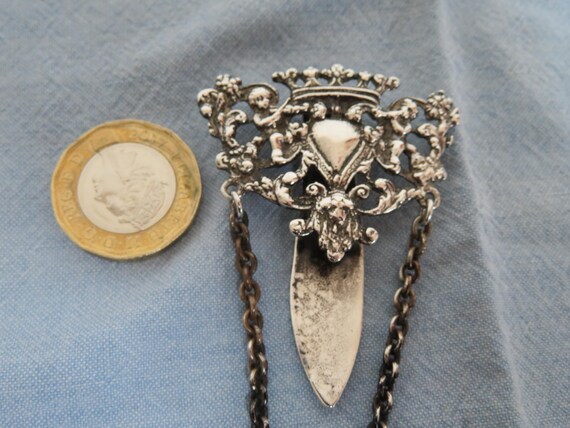 Antique Solid Silver Fully Hallmarked Chatelaine … - image 13