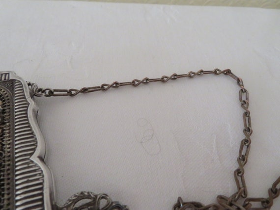 Vintage/Antique Painted Enamel Chain Mail/Mesh Ev… - image 7