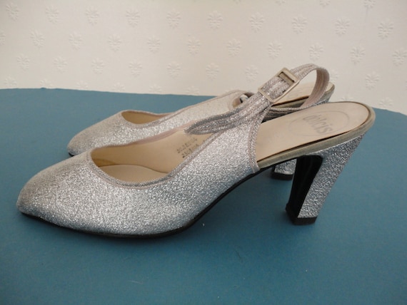 silver slingback shoes uk