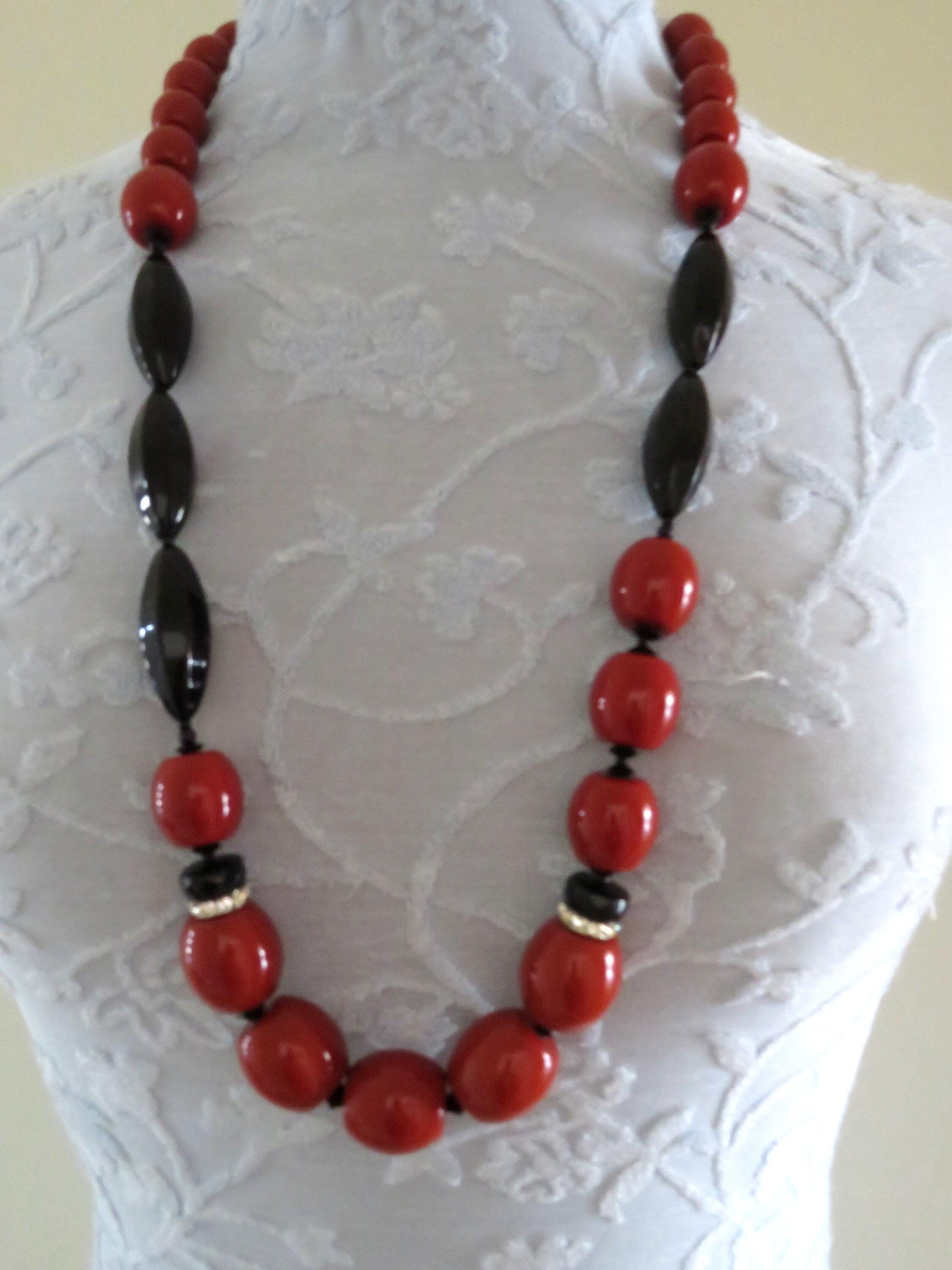 Collier Chaîne Multicolore Angela Caputi - Longueur 41-45 Cm - Bijou Tendance Et Unique