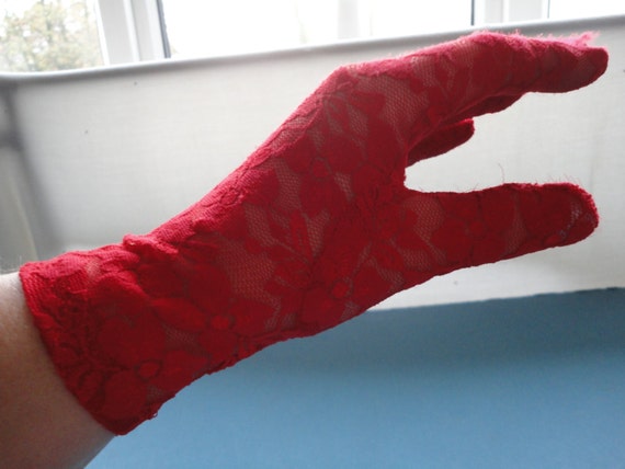 Vintage Lipstick Red/Scarlet/Bright Red Stretch Ny