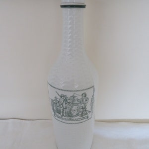 Vintage J Meeus Anver, Ceramic Jenever (Gin) Advertising Bottle Made by Vermeren Coche, XL Bruxelles (Brussels) - 1800&#39;s