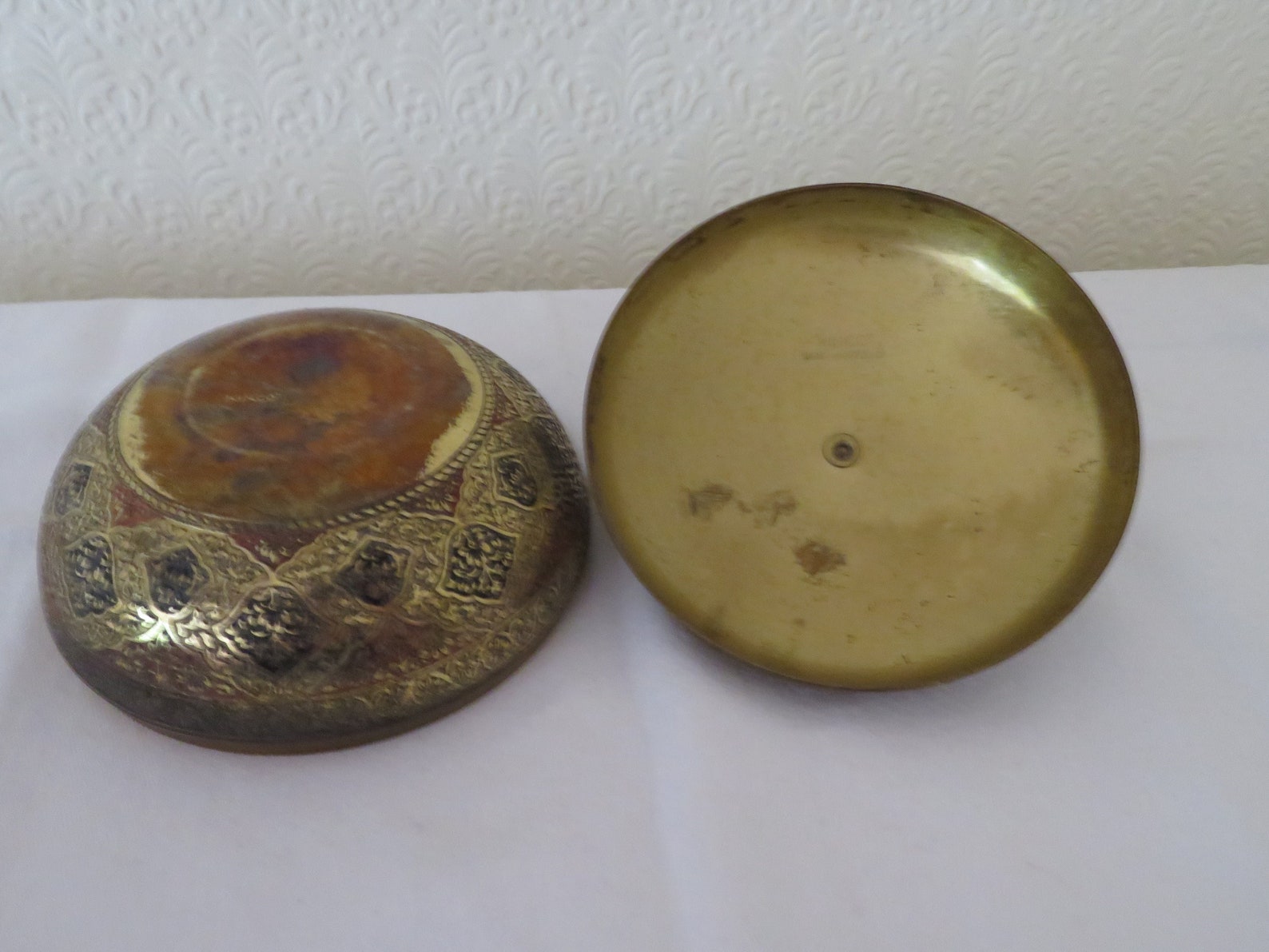 Vintage Art Deco kinco Brassware british Metal Etsy UK