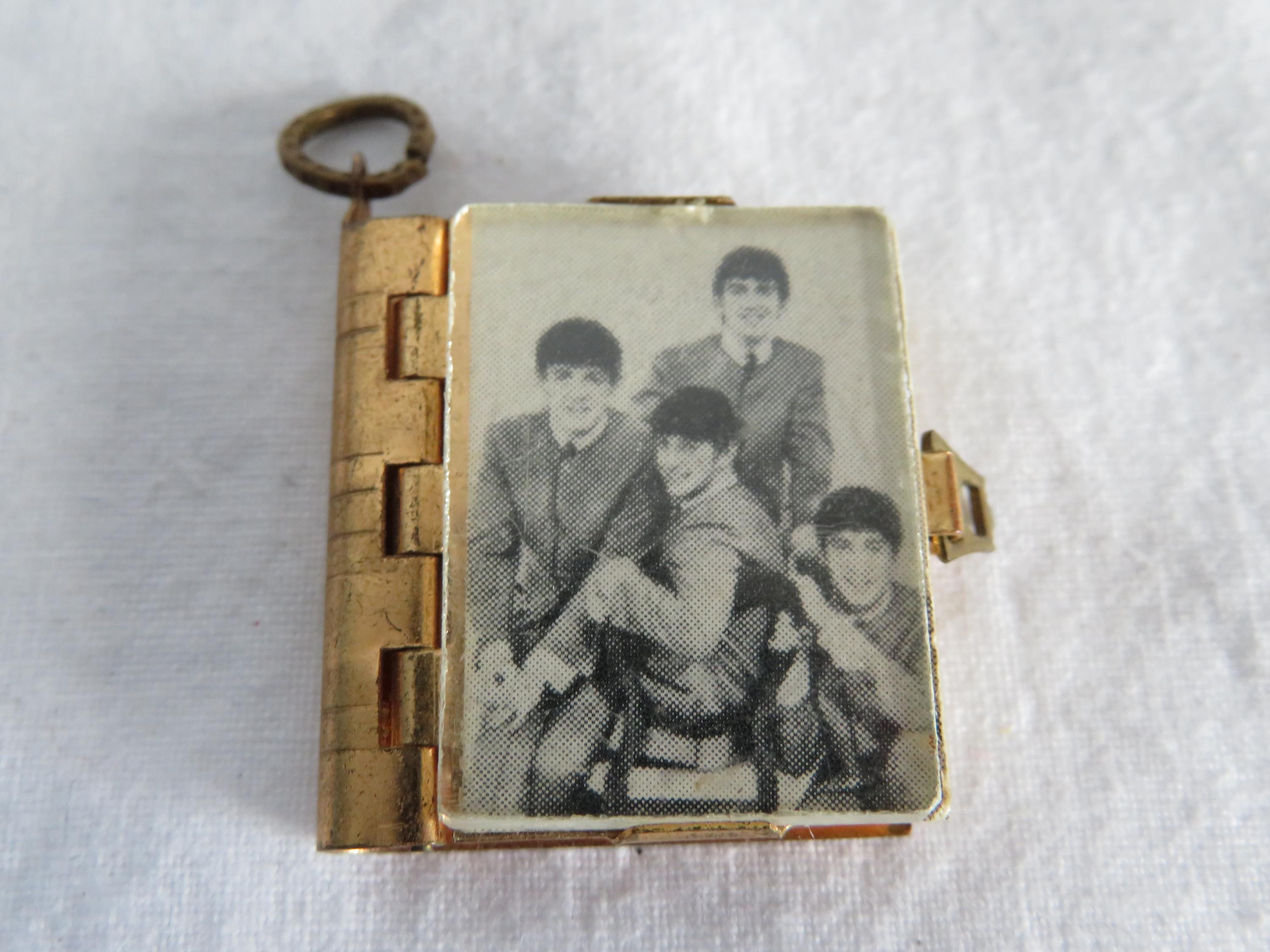 Vintage Souvenir of the Beatles Photo Book Charm/pendant/fob 