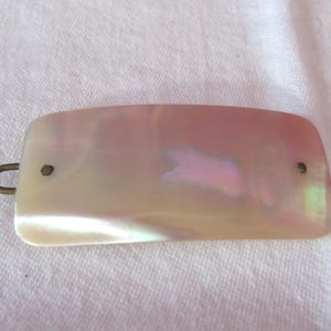 Vintage/antique Mother of Pearl Large Rectangular Bar Hair  display picture 1