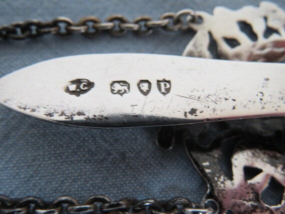 Antique Solid Silver Fully Hallmarked Chatelaine … - image 9