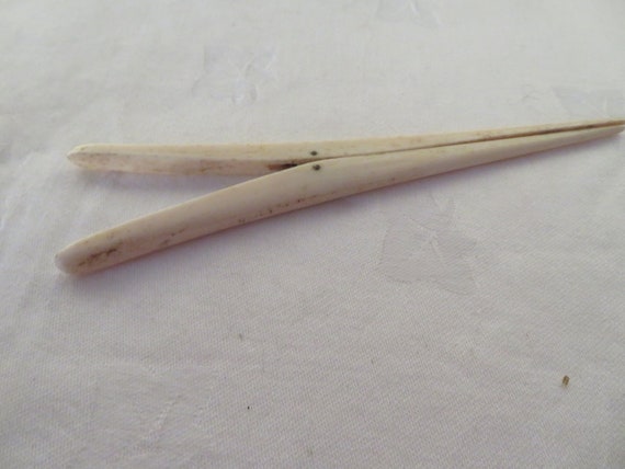 Vintage Bone Glove Stretchers - Fully Working - 1… - image 5