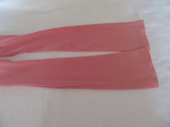 Vintage Bubblegum Pink Stretch Opera Length Glove… - image 7