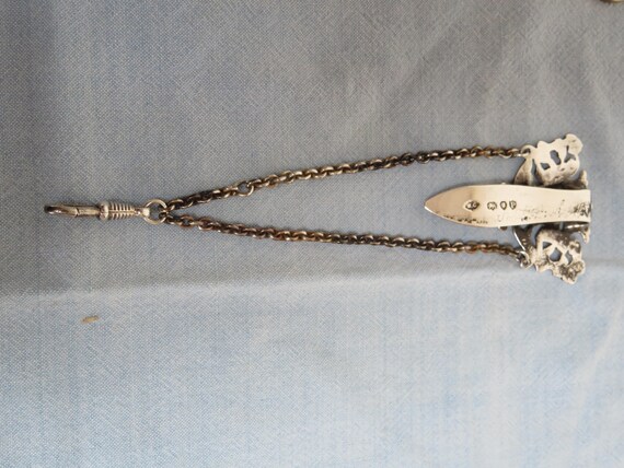 Antique Solid Silver Fully Hallmarked Chatelaine … - image 7