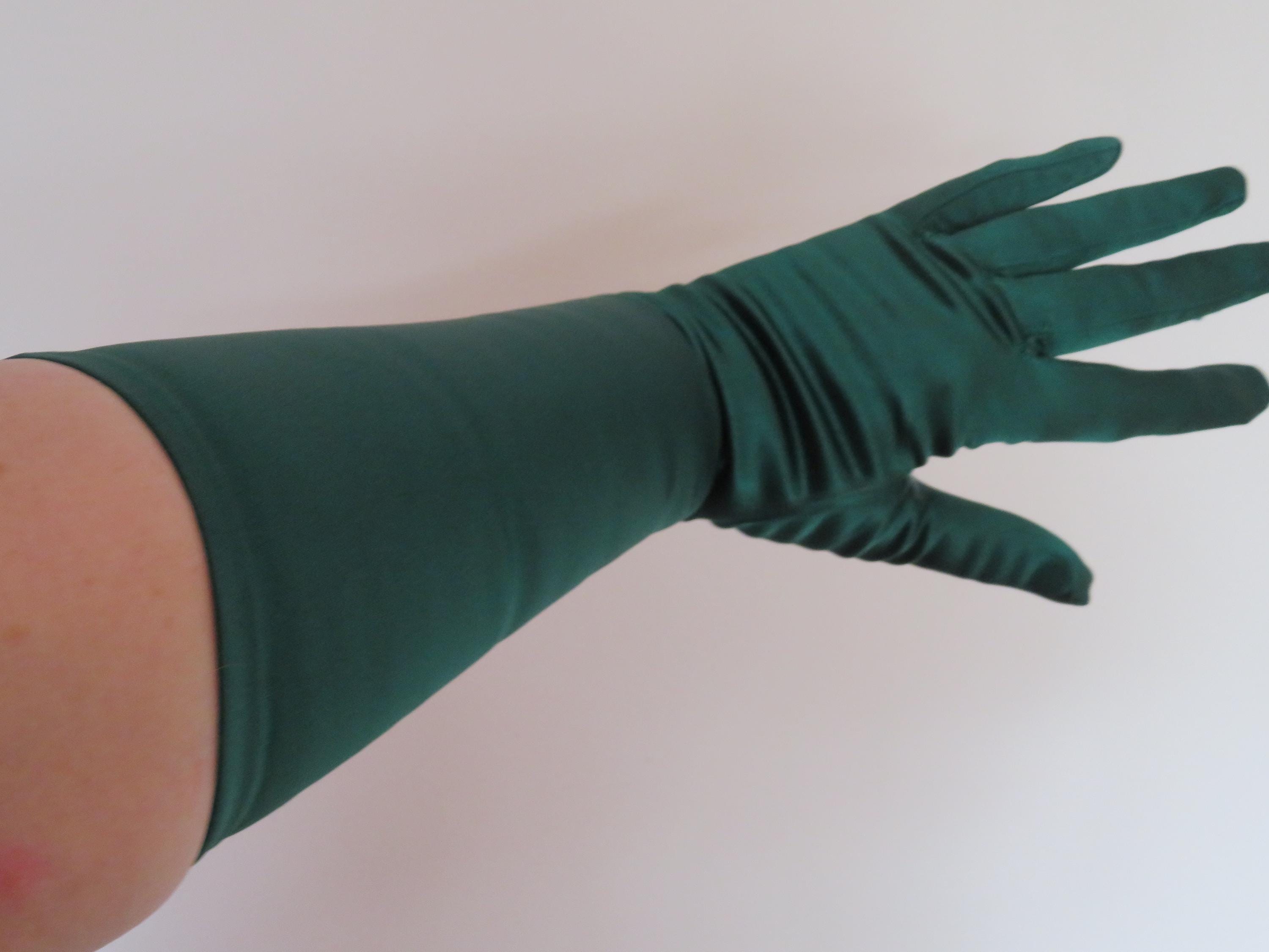 Vintage Emerald Green Stretch Satin Elbow Length Gloves by Neyret Size 7.5 1960's Prom/cruise/races See Colour Swatch Photo for Colour - Etsy Vintage Emerald Green Stretch Satin Elbow Length Gloves by Neyret Size 7.5 1960's Prom/cruise/races See Colour Swatch Photo for Colour - Etsy