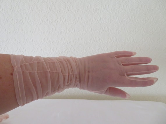 Sheer 2024 nylon gloves