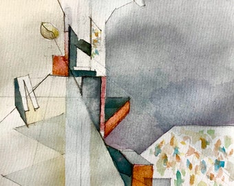 This Too Will Pass - Artefact - Watercolour by Tim Scrace