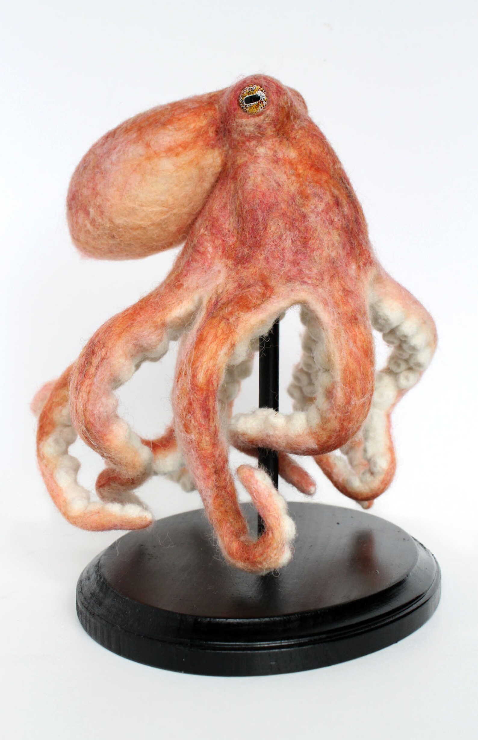 RESERVED Octopus Needle Felted Art Sculpture Original Etsy