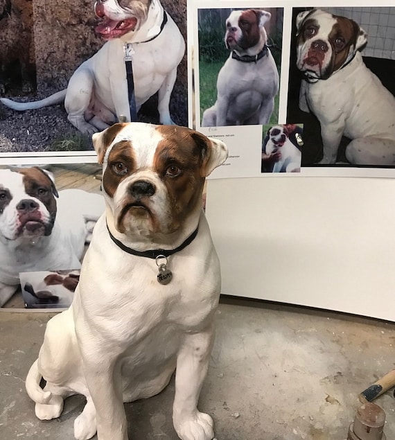 american bulldog urn