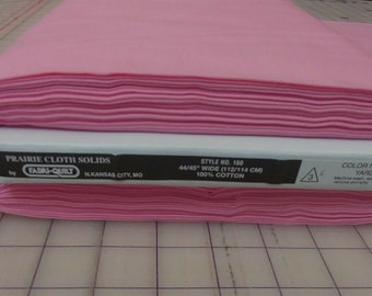 Różowa tkanina preriowa firmy Fabric Quilt, 100% bawełna