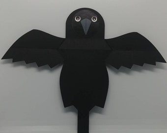 Ruchoma papierowa zabawka „Jak wrona leci” Karta, prezent