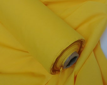 Tkanina Broadcloth 65/35 Primo Yellow cięta na wymiar