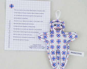 Lucky Juju, lalka Voodoo, ozdoba na Halloween, prezent - POSITIVE
