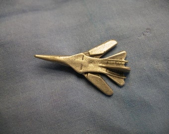 F-111 Aardvark, Tie Tack, Hat Pin, Fathers Day Gift, Handmade Jewelry, Gift for Him, Boyfriend Gift, Lead Nickel Free, Gold Plate, Mom Gift