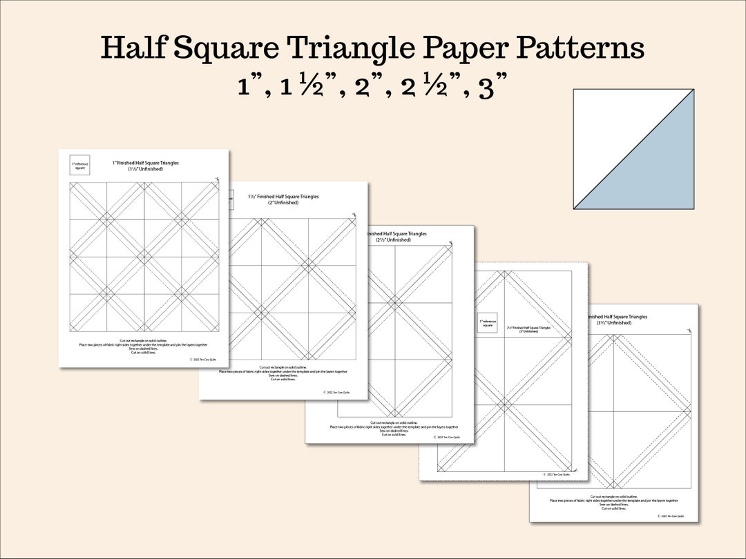 Half Square Triangle Patterns