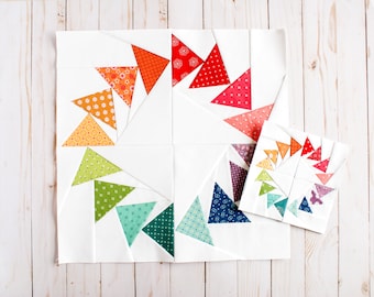 Lilly Flower Foundation Paper Piecing Pattern, FPP, Quilt Block ...
