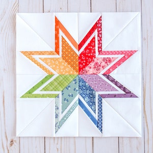 Outline Star Foundation Paper Piecing Pattern, FPP, PDF Download ...